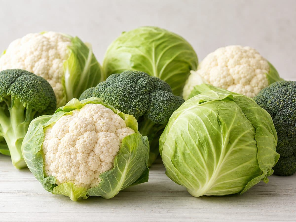Cabbage, Cauliflower & Broccoli